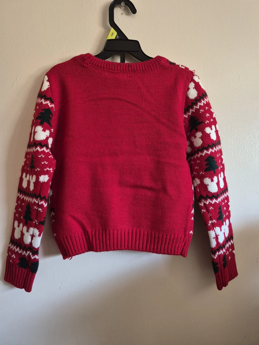 Primark Red Holiday Character Knit Girl Sweater Size 6-7 Yrs.